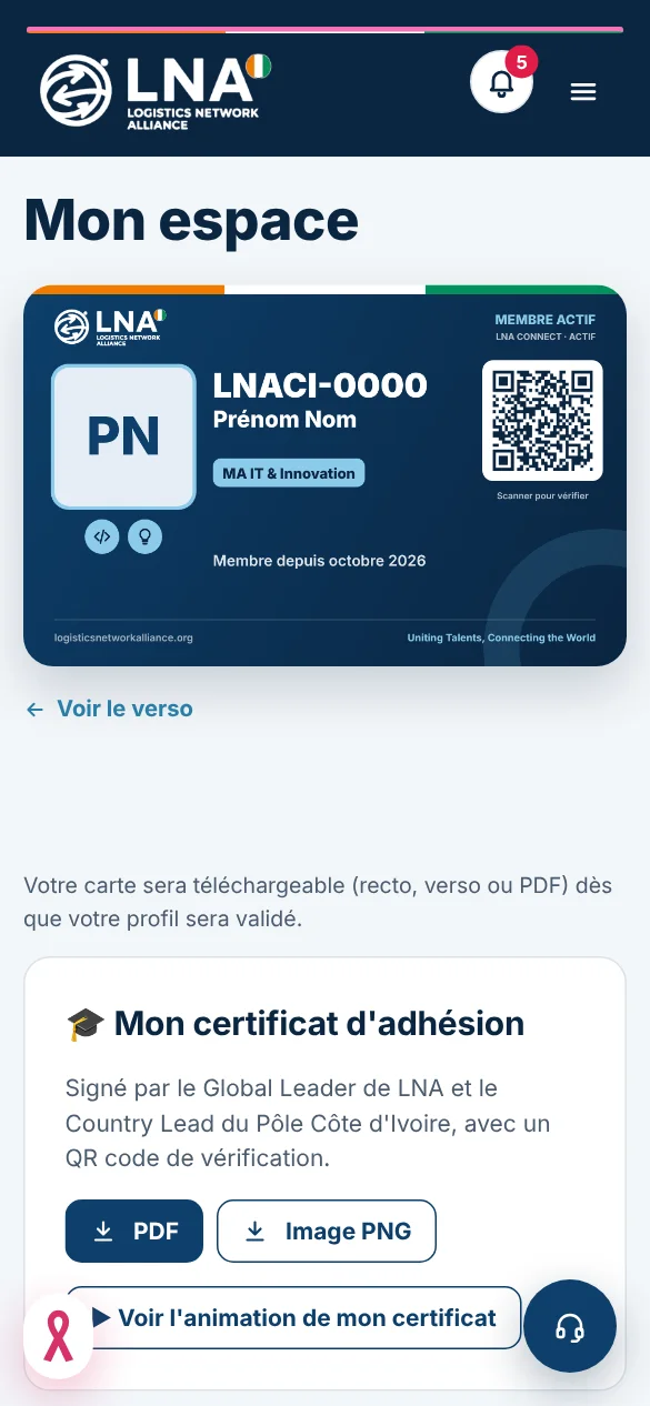 The member card